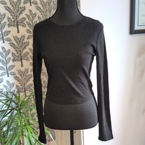 Black Long Sleeve Women's Top